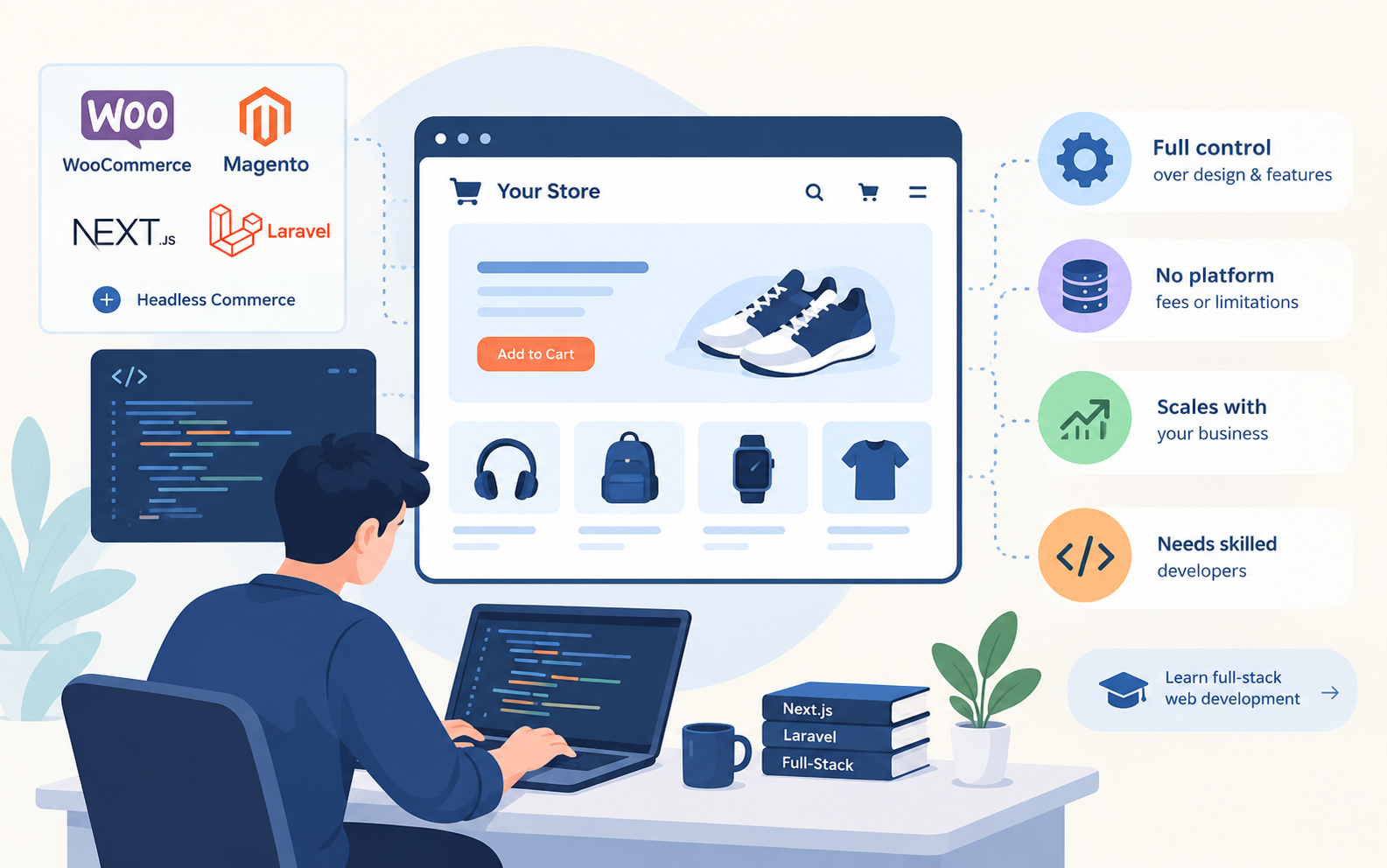 Custom eCommerce Website Custom eCommerce Website