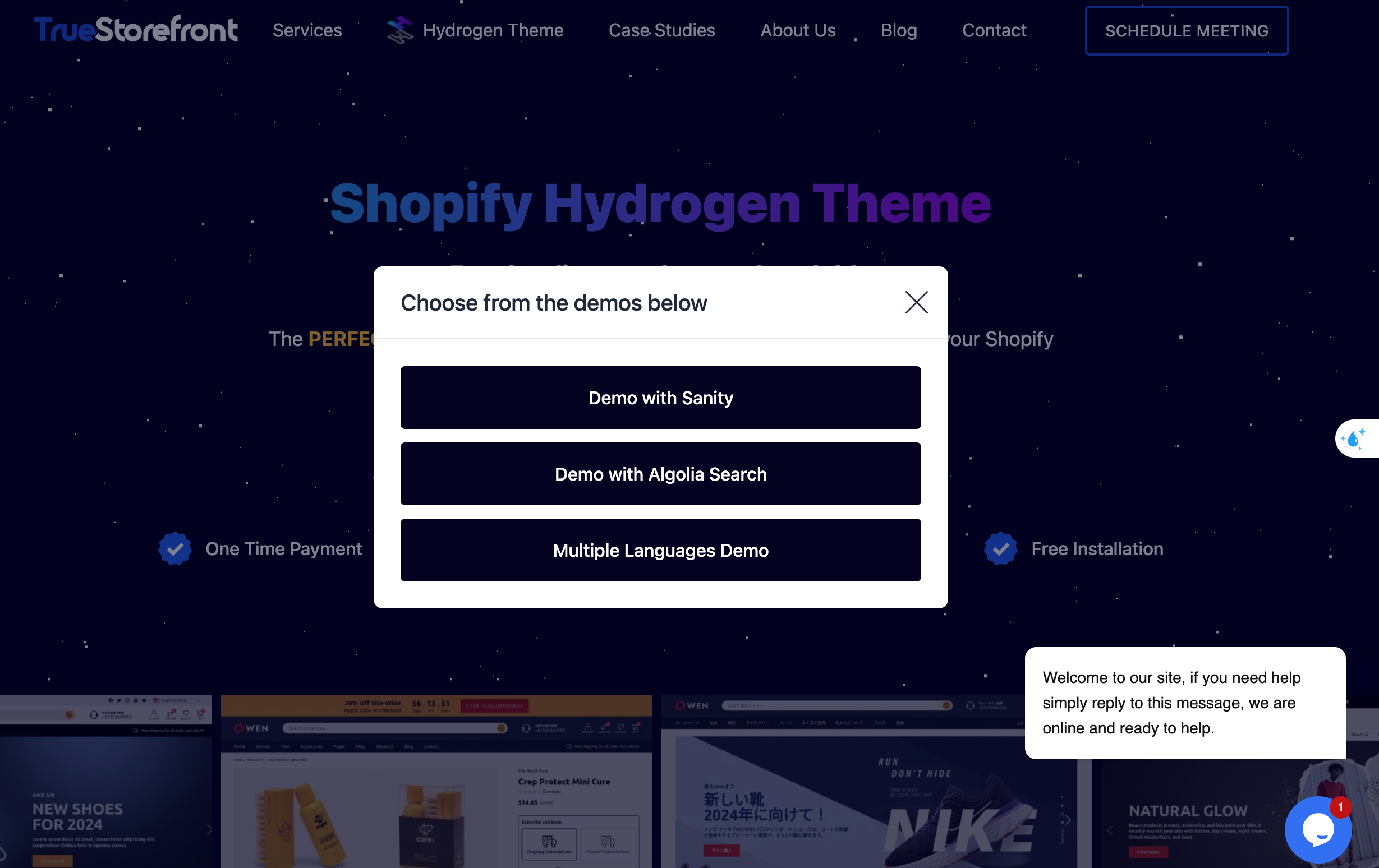 Choose your preferred live demo Choose your preferred live demo