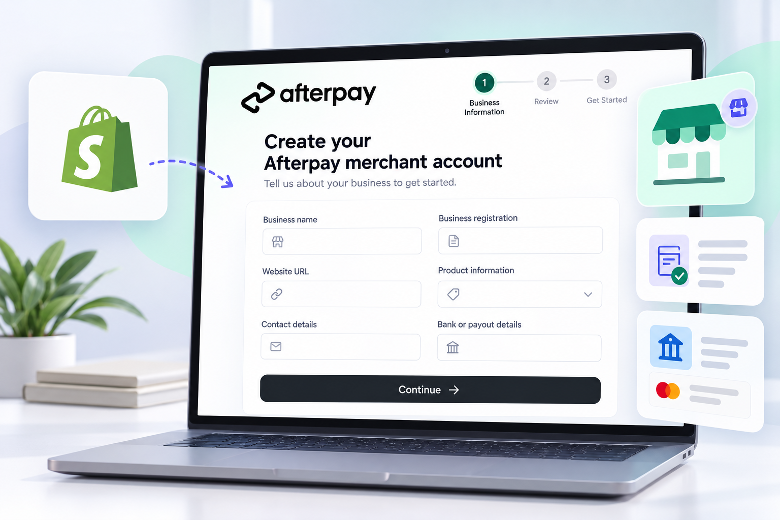 Create an Afterpay Merchant Account